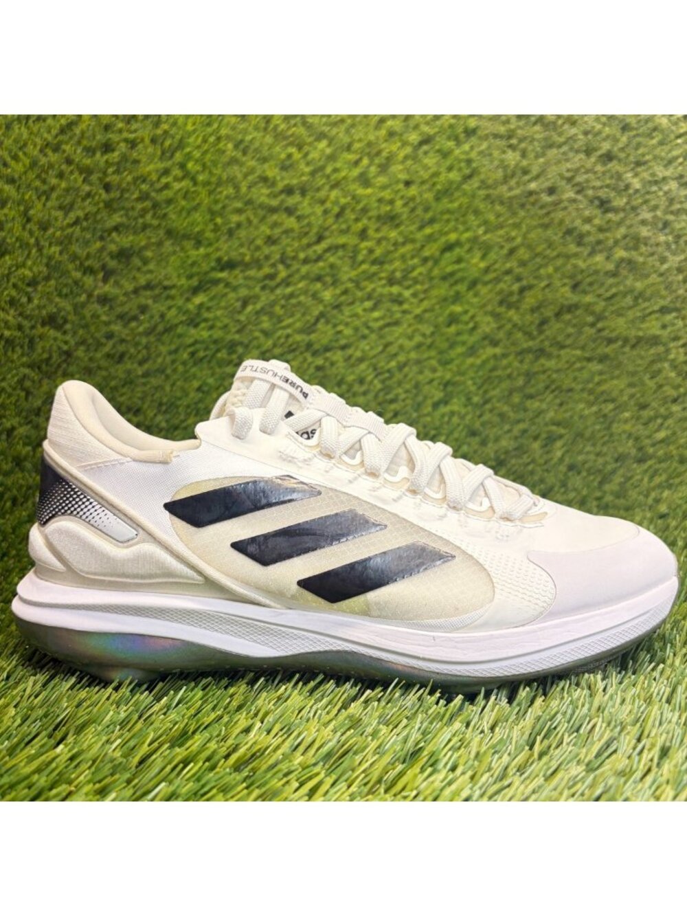 Adidas Purehustle 2 Elite Womens Size 8 White Running Outdoor Softball Cleats